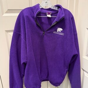Kansas State Wildcats Quarter Zip Pullover Sweater